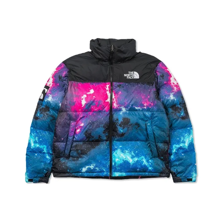 THE NORTH FACE M 96 Retro Nuptse Jacket Black Korea Version X Invincible Printed Nuptse Jacket