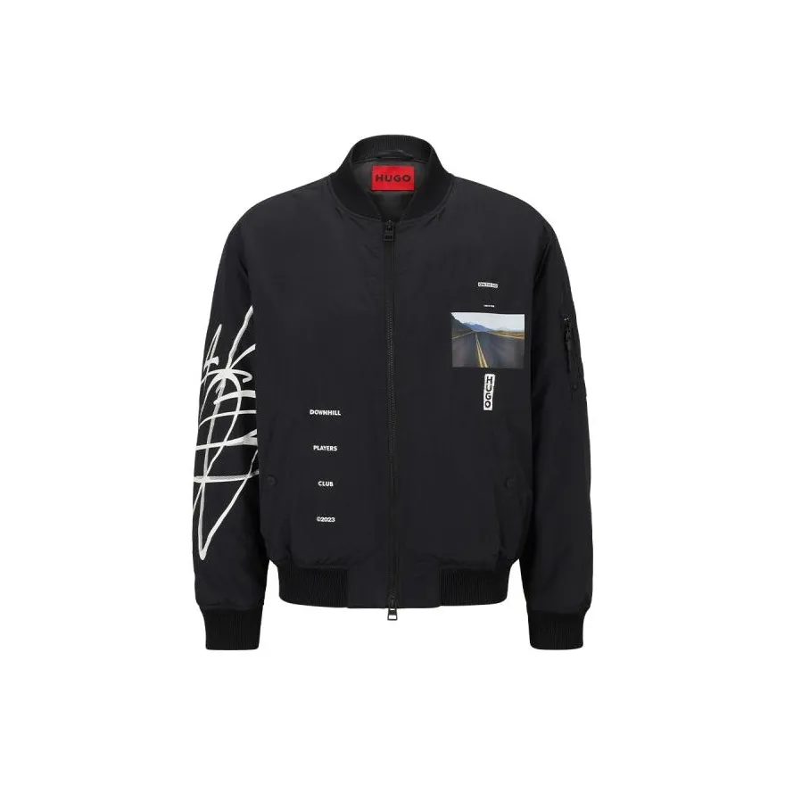 Hugo Boss Мужские Черные Куртки