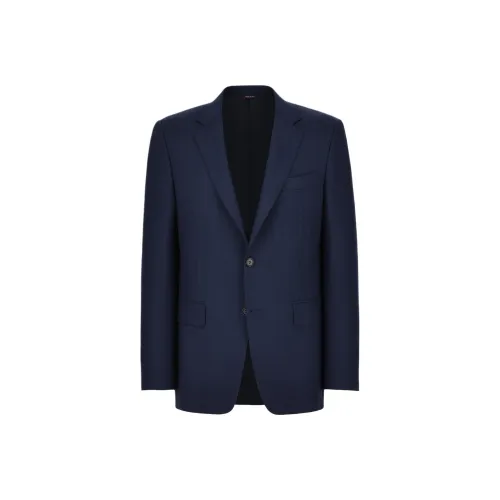 Canali Синий Мужские офисные костюмы