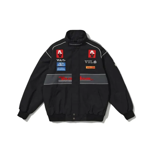 VULCAN STORE Черный унисекс объемные куртки (пуфы)