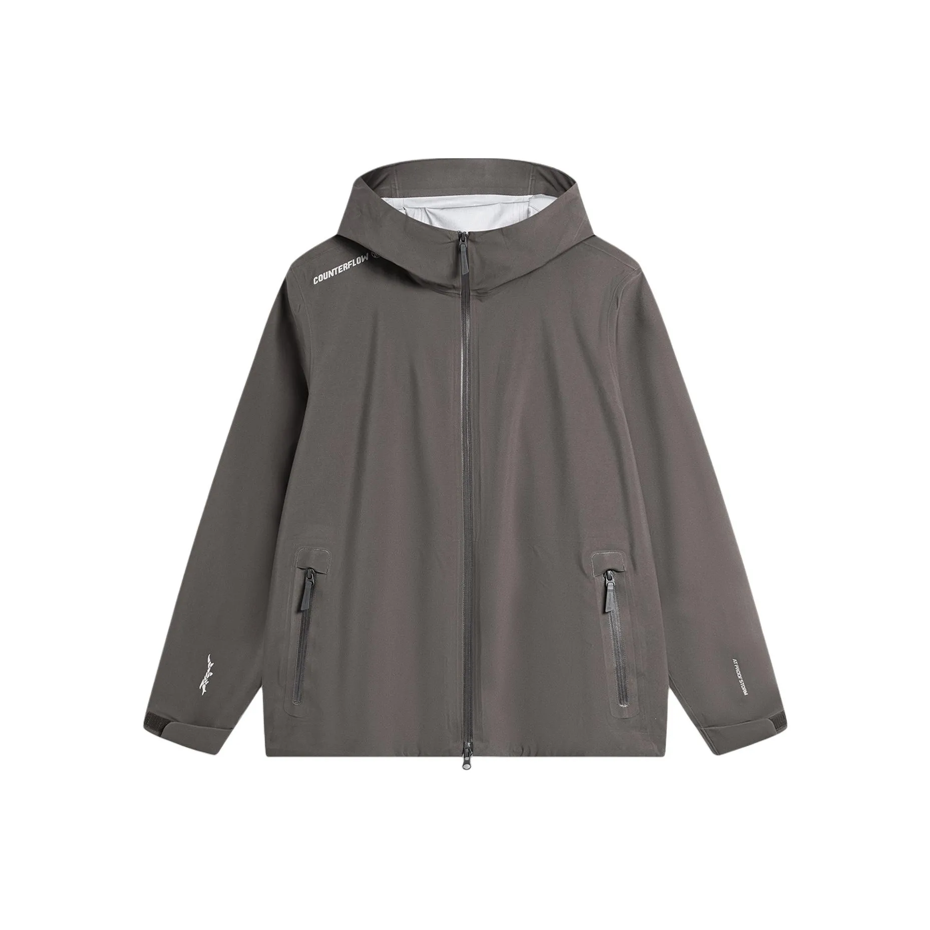 Подкладка Водонепроницаемая и Ветрозащитная для Сохранения Тепла Ветровка Мужская Небесно-Черная