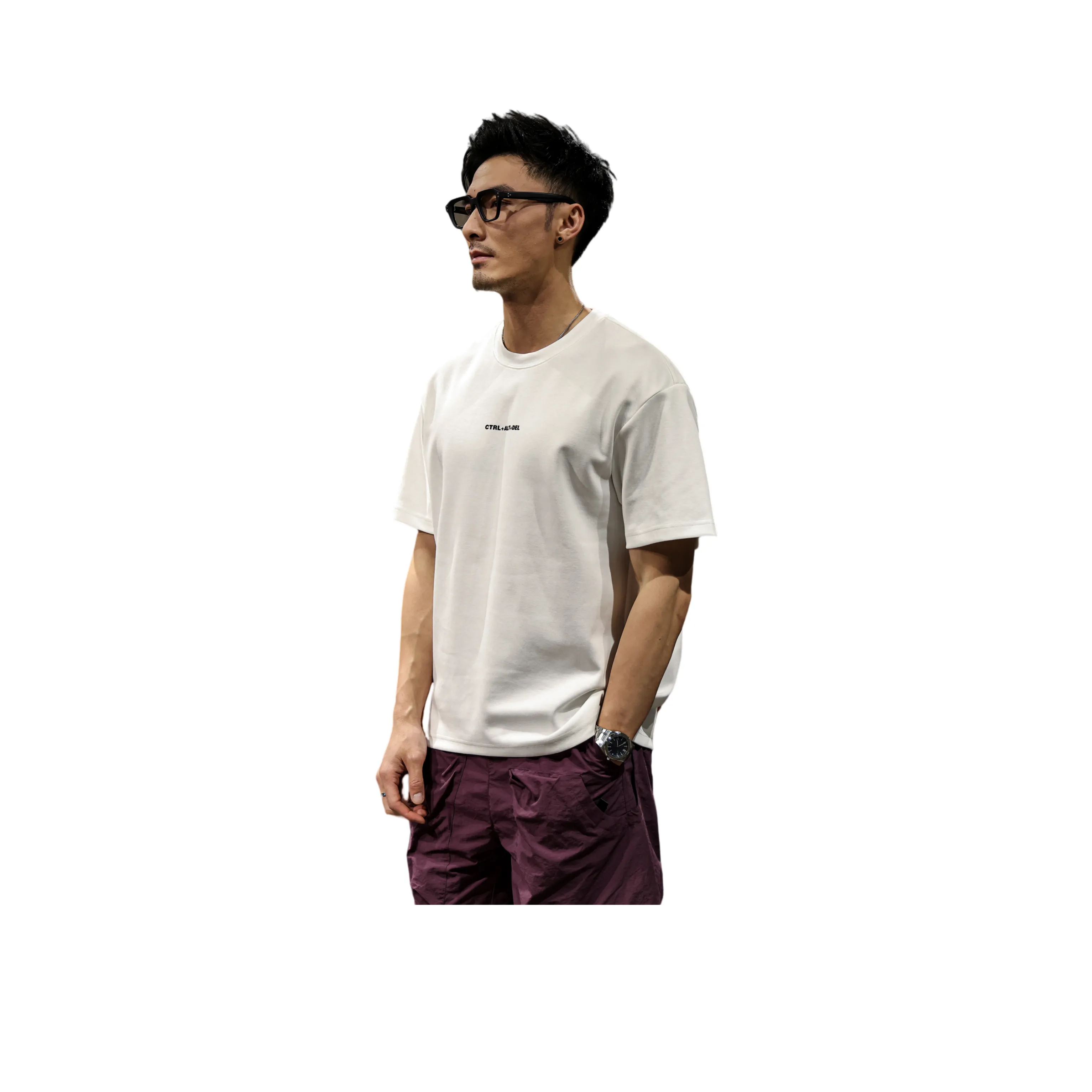 LUJIEBANG Белый Мужской T-Рубашки