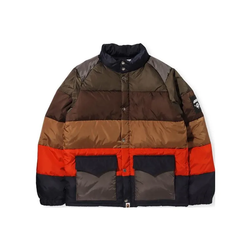 A BATHING APE Пуховик Мужской Многоцветный