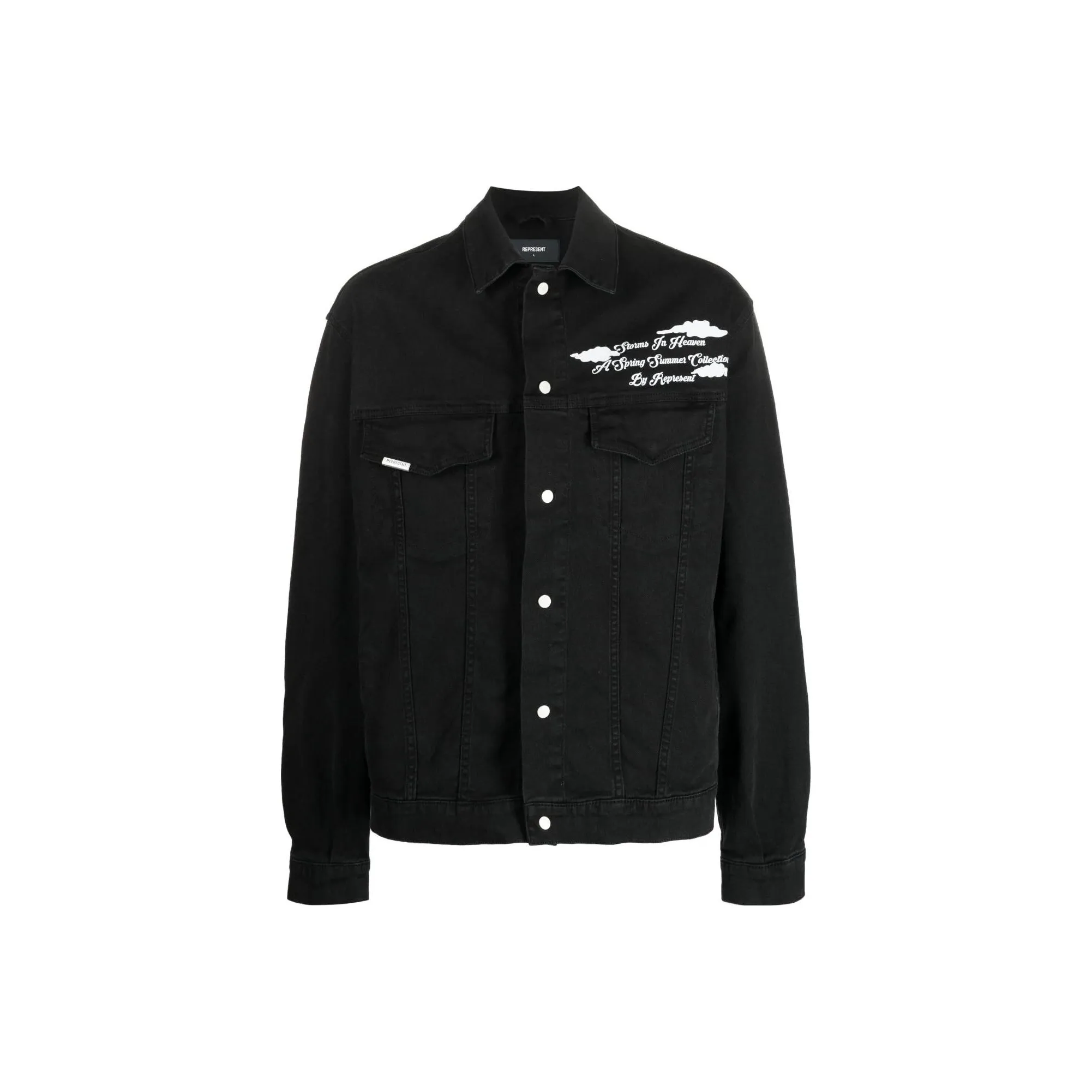 REPRESENT Denim Jacket Men's Black