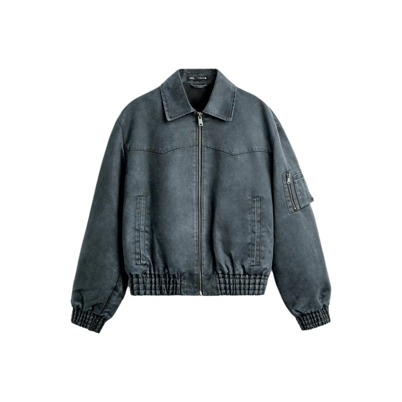 ZARA Jackets Men Blue