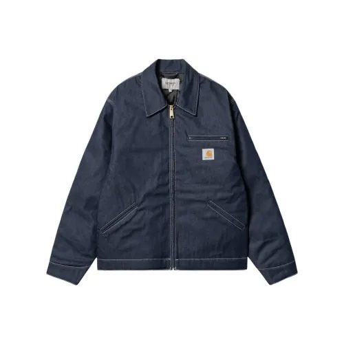 Carhartt WIP Collaboration Синяя Жесть Мужские Джинсовые Куртки