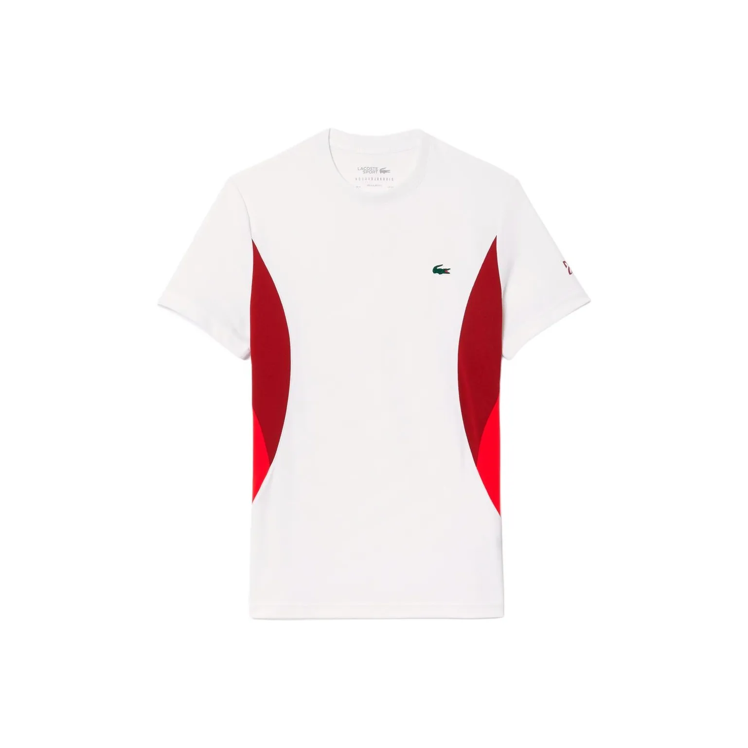 LACOSTE Djokovic Collaboration Белый Мужской T-Рубашки