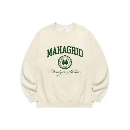 MAHAGRID Белый Унисекс Свитшоты
