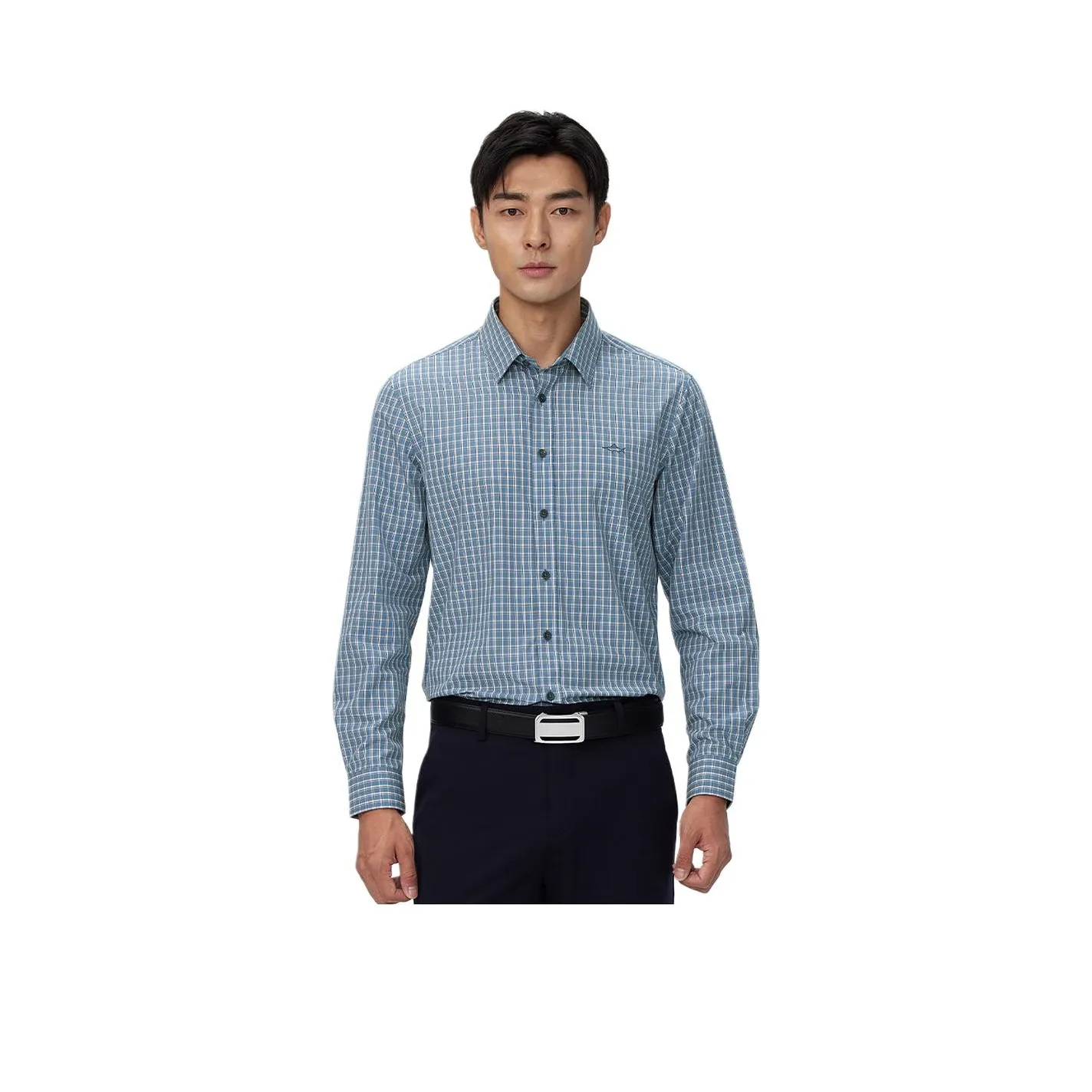 GOOD LUCK GLADIUS Рубашка Мужская Джинсовая Синяя