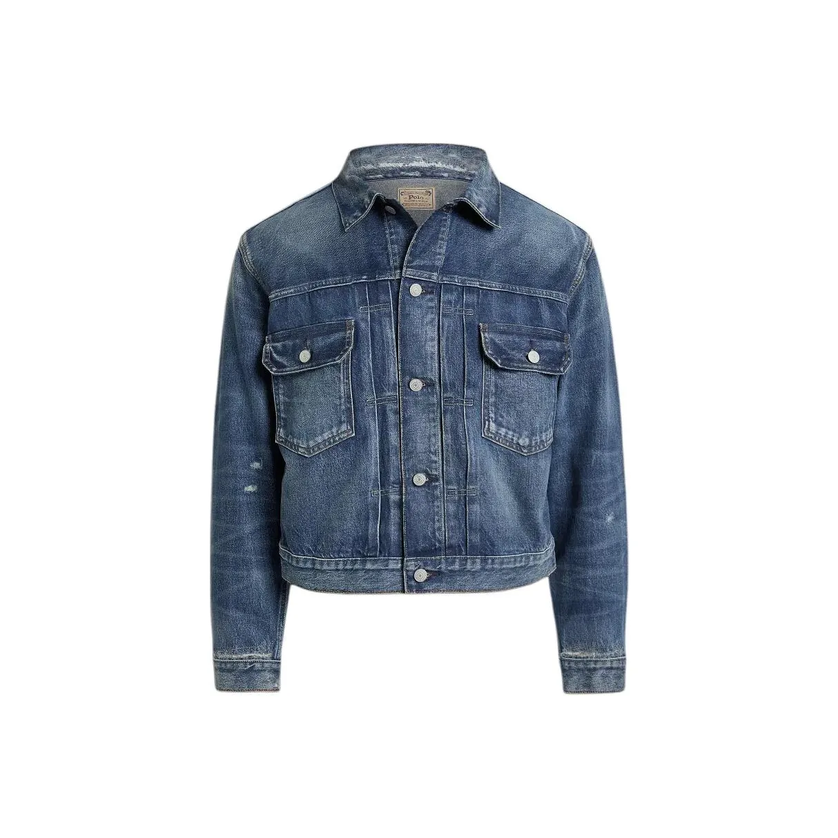 Polo Ralph Lauren SS24 Denim Trucker Jacket Denim Jacket Men's Blue