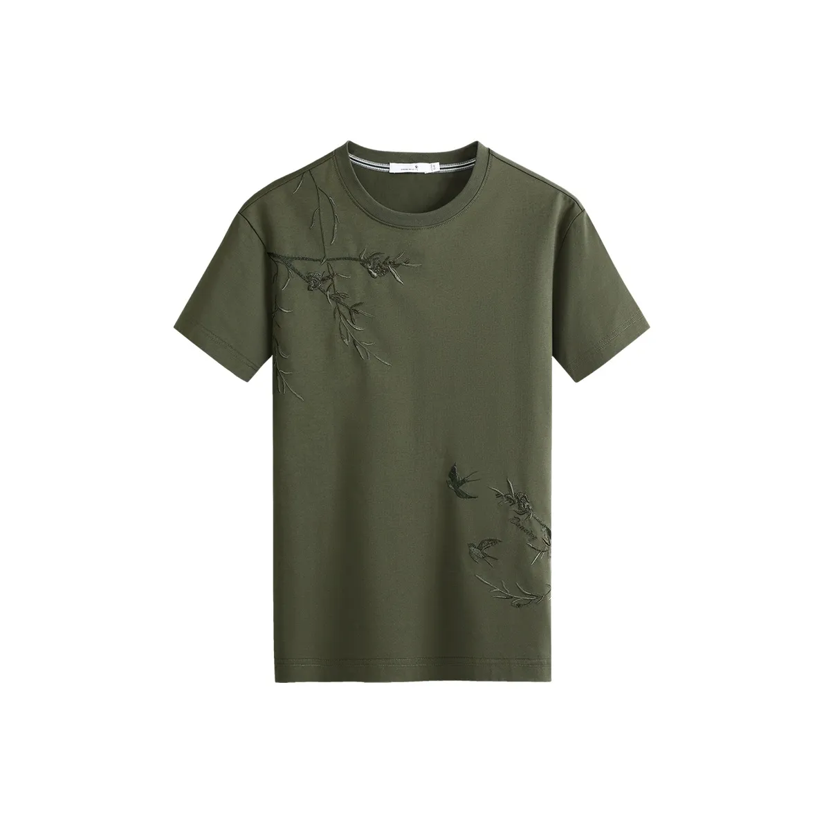 Dance With Wolves T Shirt Men's Olive Green