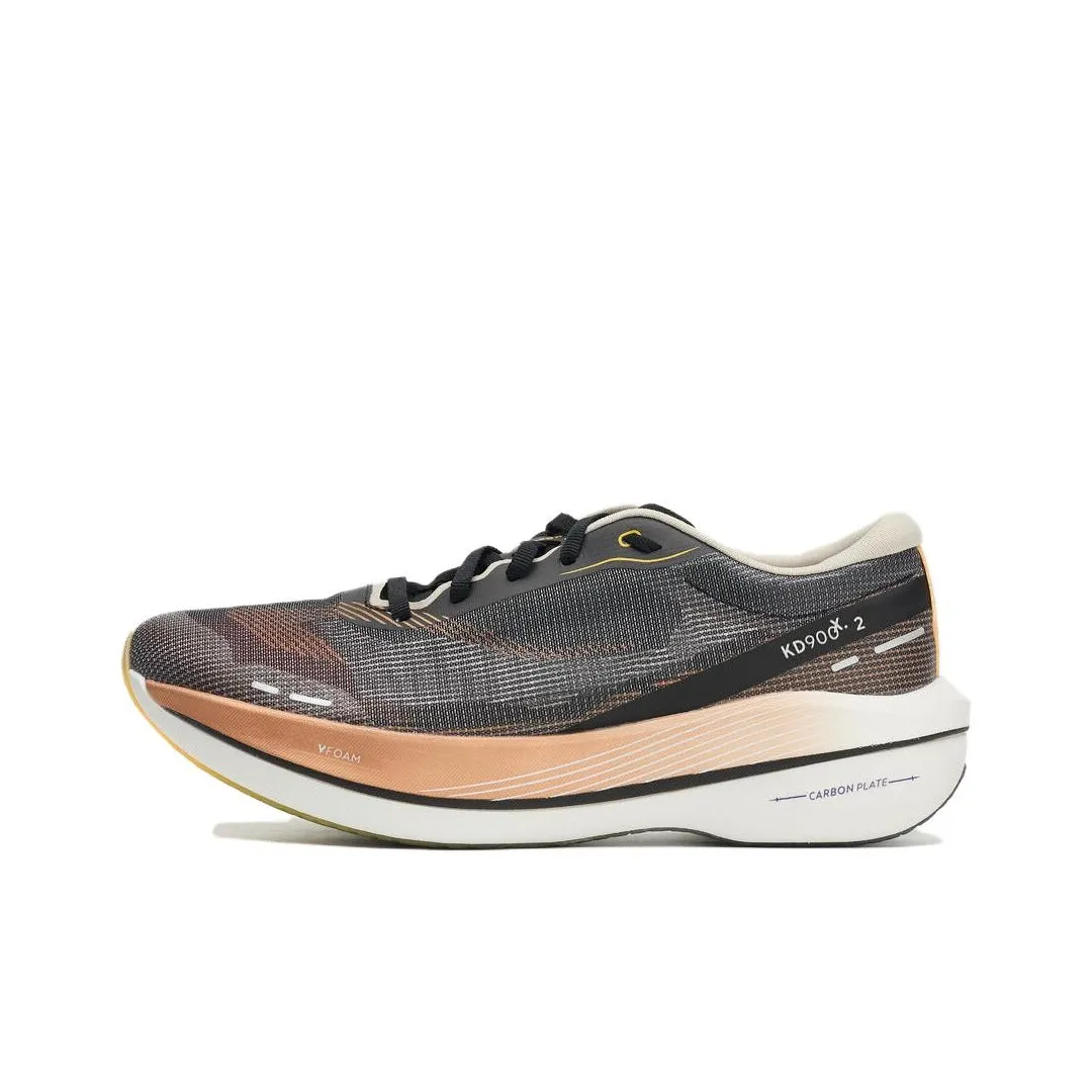 DECATHLON KD900X.2 Противоскользящий устойчивый к истиранию низкий топ тренировочные беговые кроссовки для мужчин черный серый