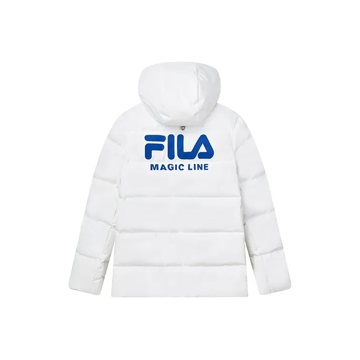 FILA Down Jacket Winter Men's Standard White