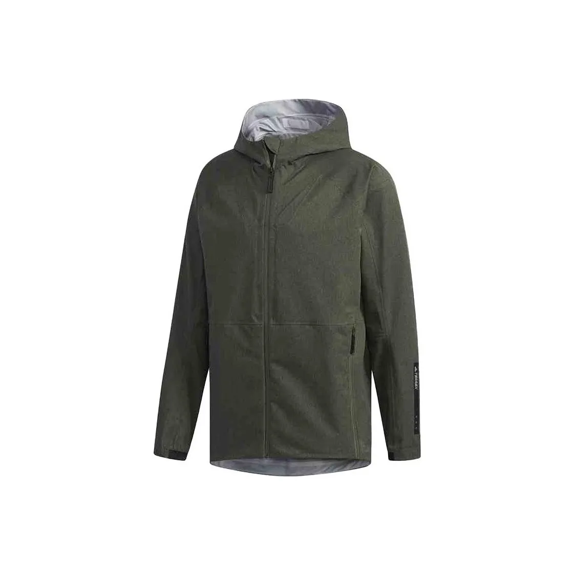 Adidas Водонепроницаемый и Ветрозащитный Ветровка Мужская Темно-зеленая