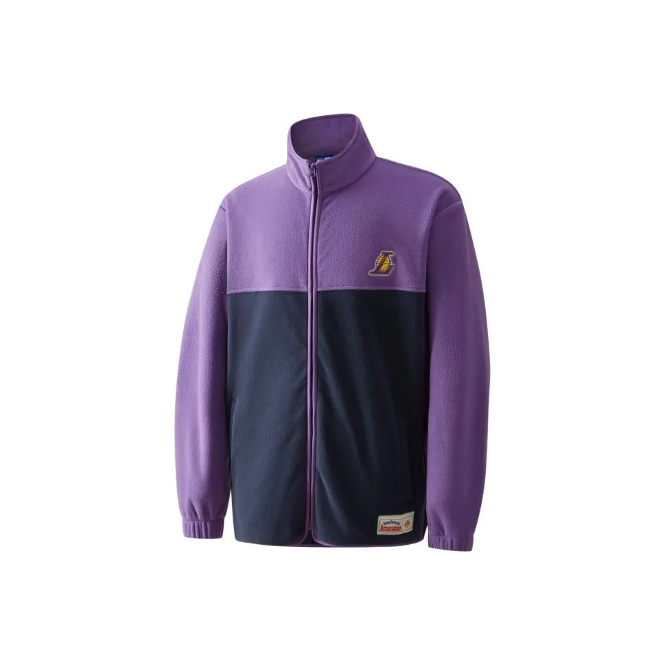 NBA Воротник-стойка Куртка Унисекс Фиолетовый