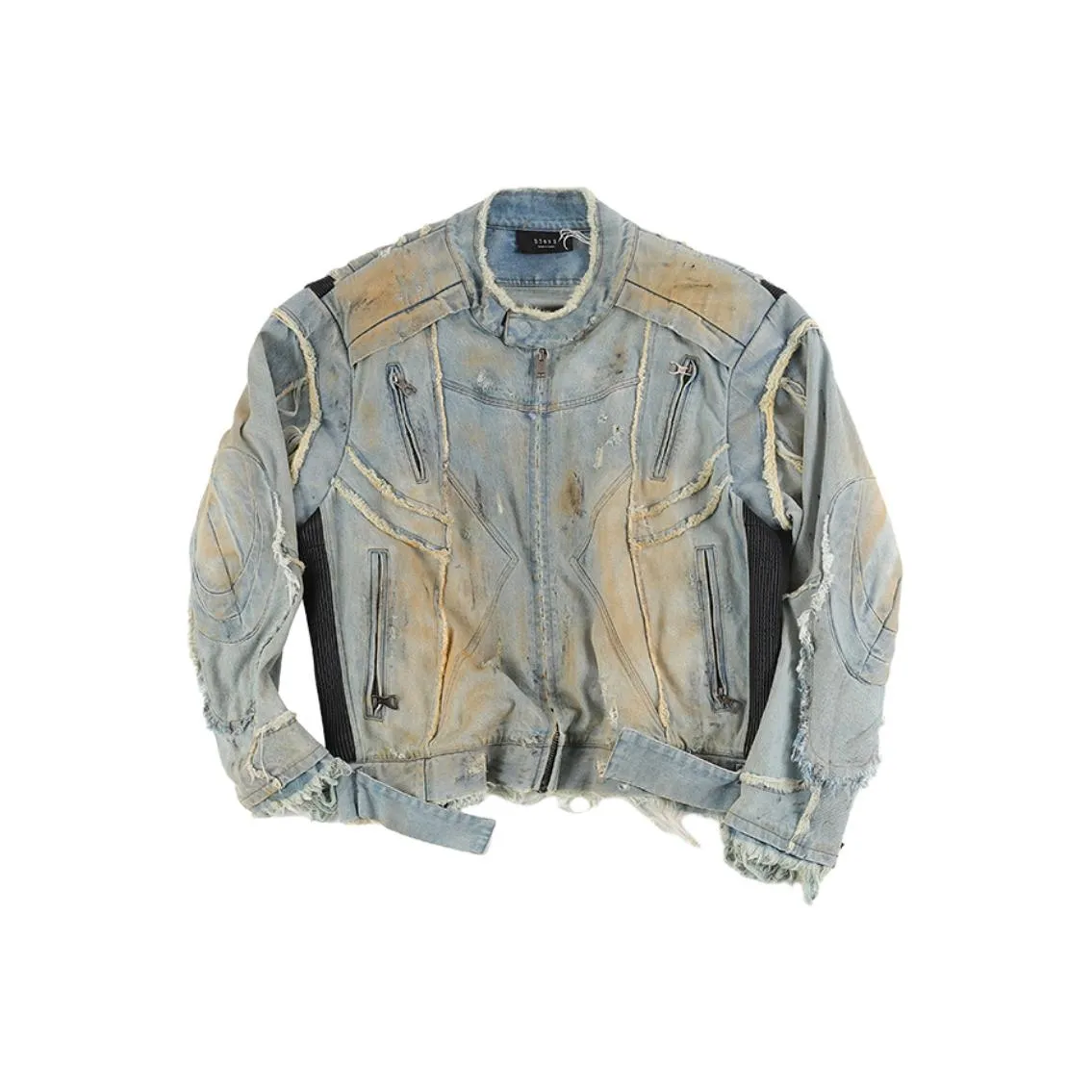 D 5 OVE Промытый синий Унисекс Джинсовые куртки