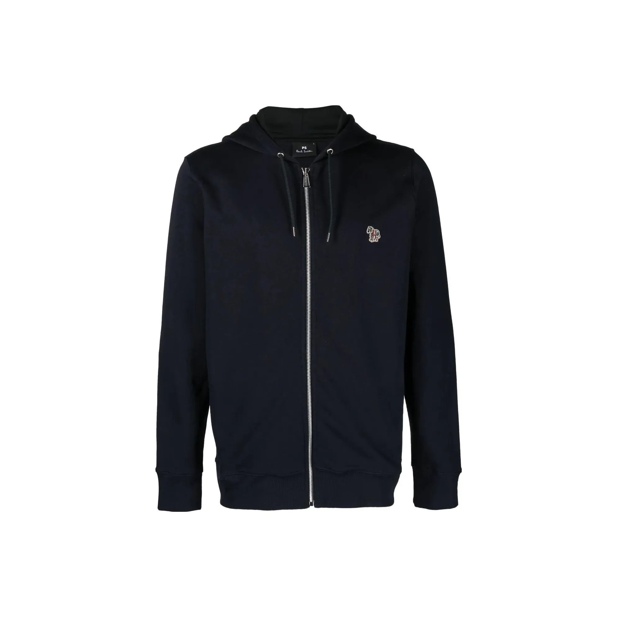 PS By Paul Smith Zebra Patch Zipped Drawstring Hoodie