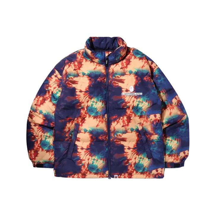 A BATHING APE Пуховик Гусиный пух Мужской Морской синий