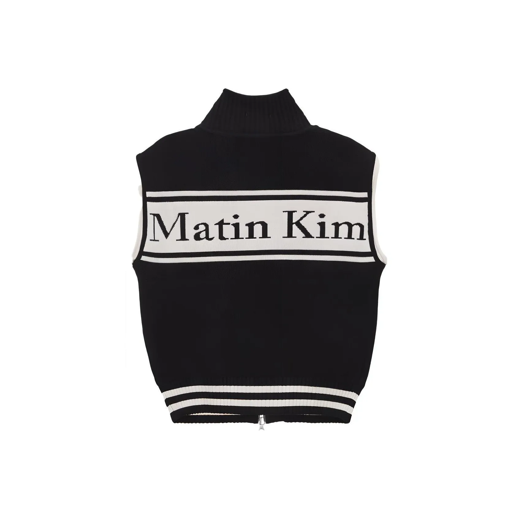 MATIN KIM Women's Spell Point Stripe Knit Vest
