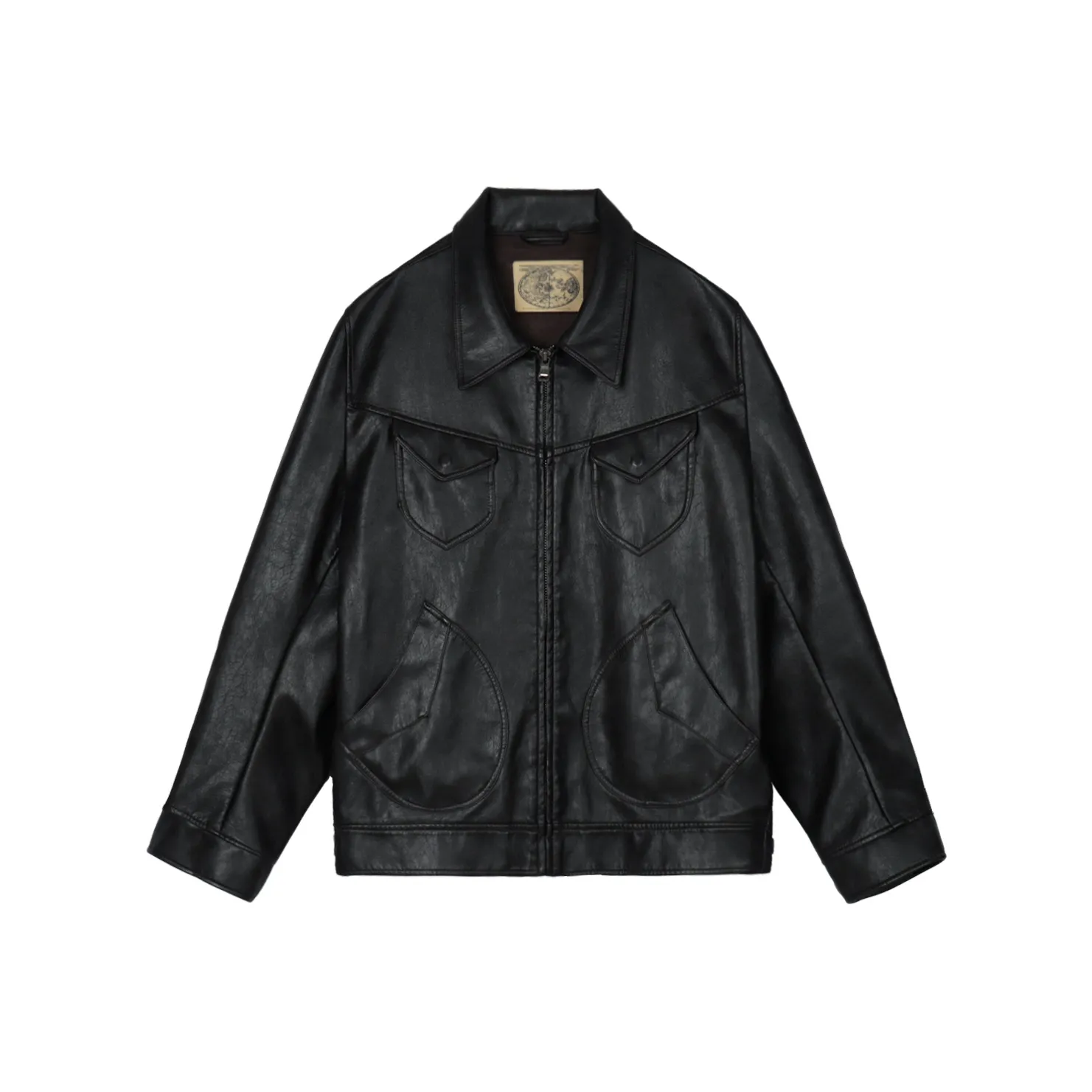 WILD LEADER Jackets Coats Unisex Vintage Black