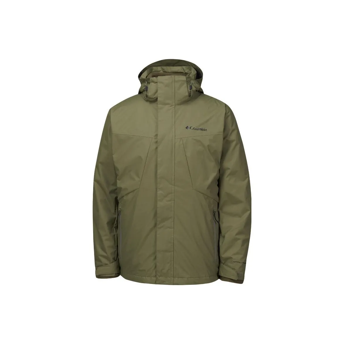 Columbia Water Resistant Windproof Breathable Water Repellent Windbreaker Jacket Men's Green