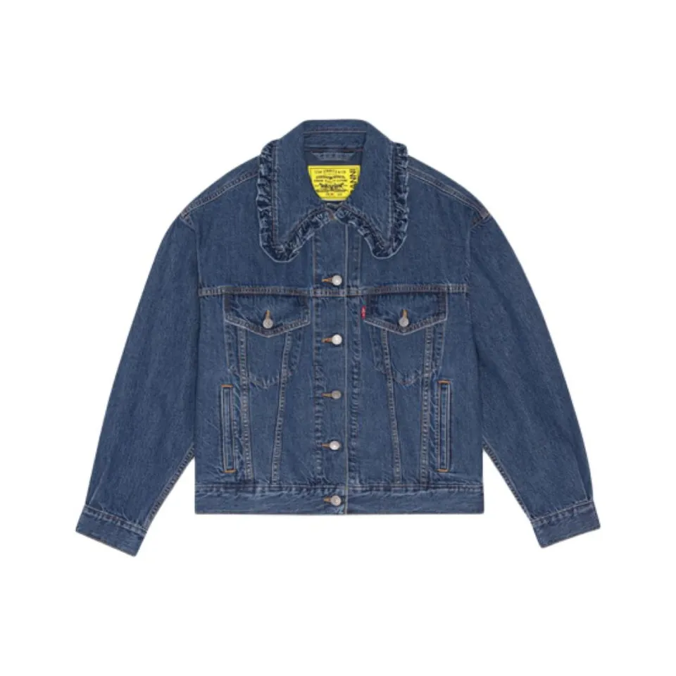 GANNI x Levi's SS24 Denim Jacket Women's Dark Indigo