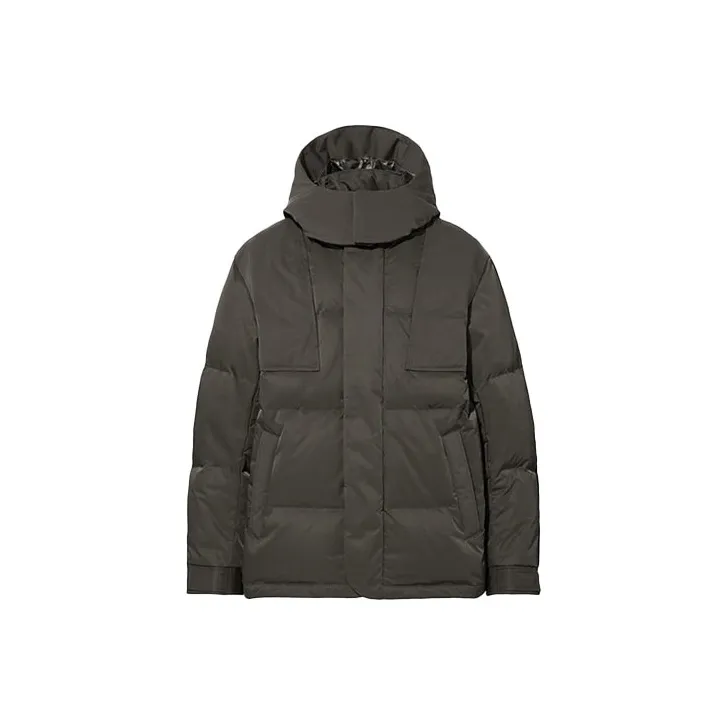 UNIQLO x JIL SANDER +J Jil Sander Collaboration пуховик мужской оливково-зеленый