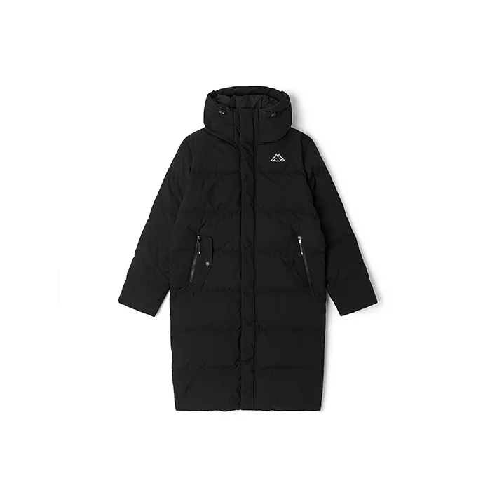 KAPPA Однотонный С капюшоном LONG DOWN JACKET Мужской