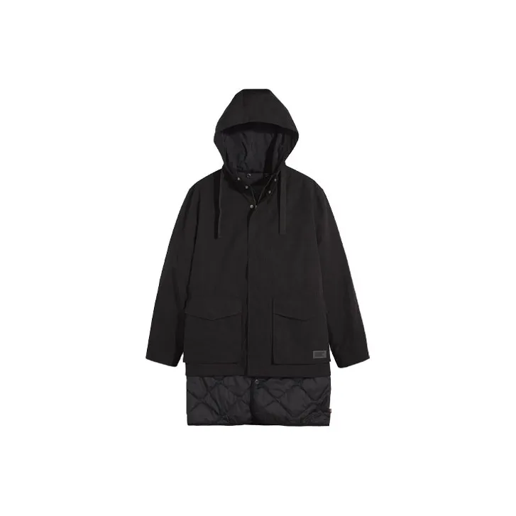 Levis Puffer Jackets Men's Black