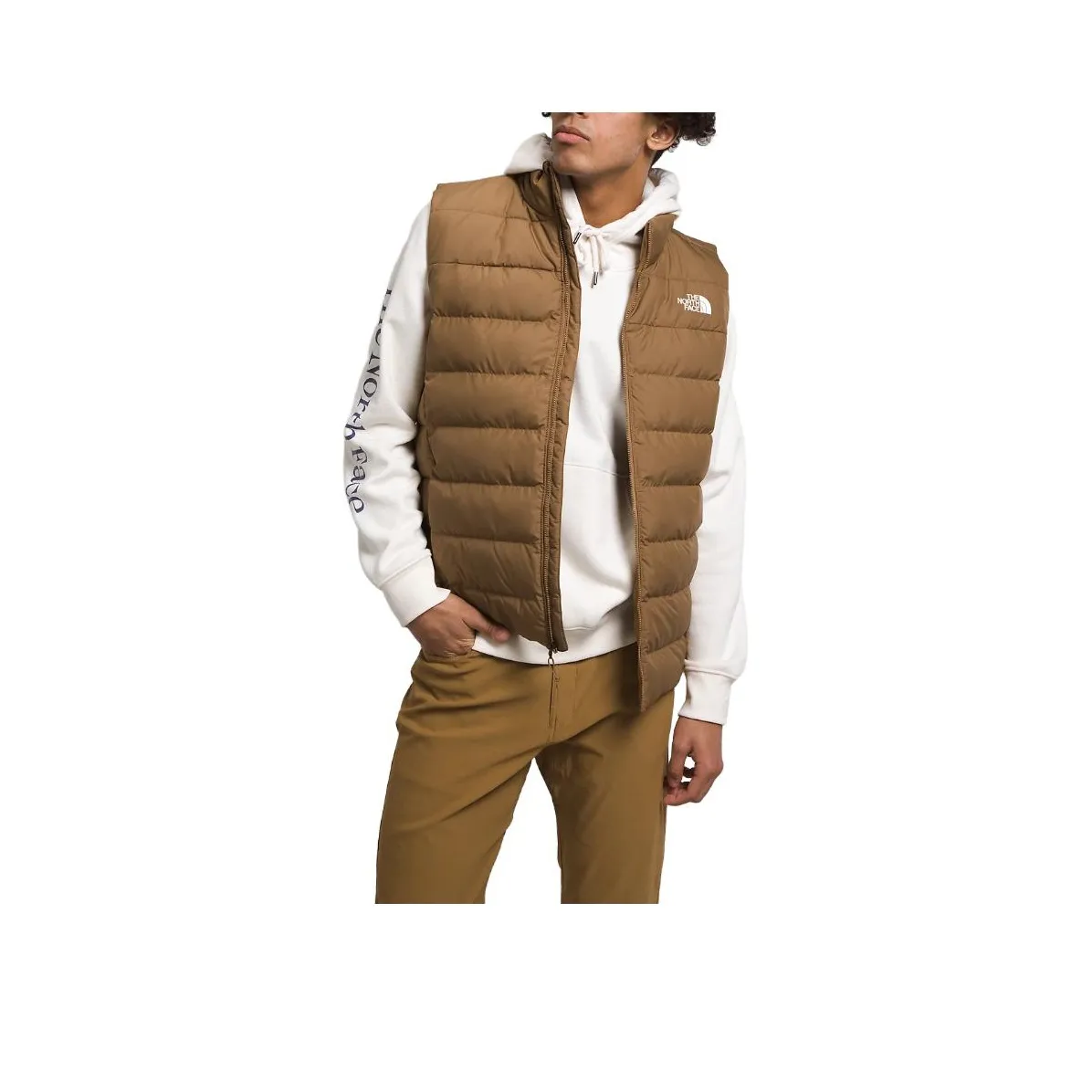 THE NORTH FACE Коричневый Мужской жилет