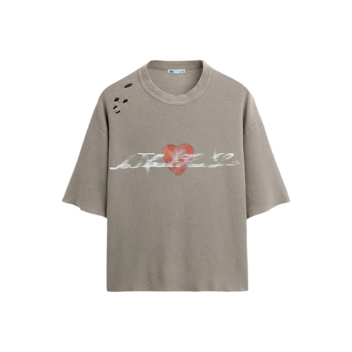 ZARA T Shirts Men's Gray