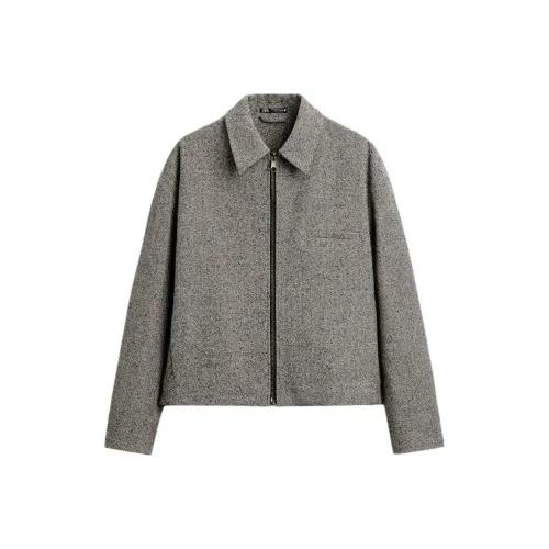 ZARA Серые Мужские Куртки