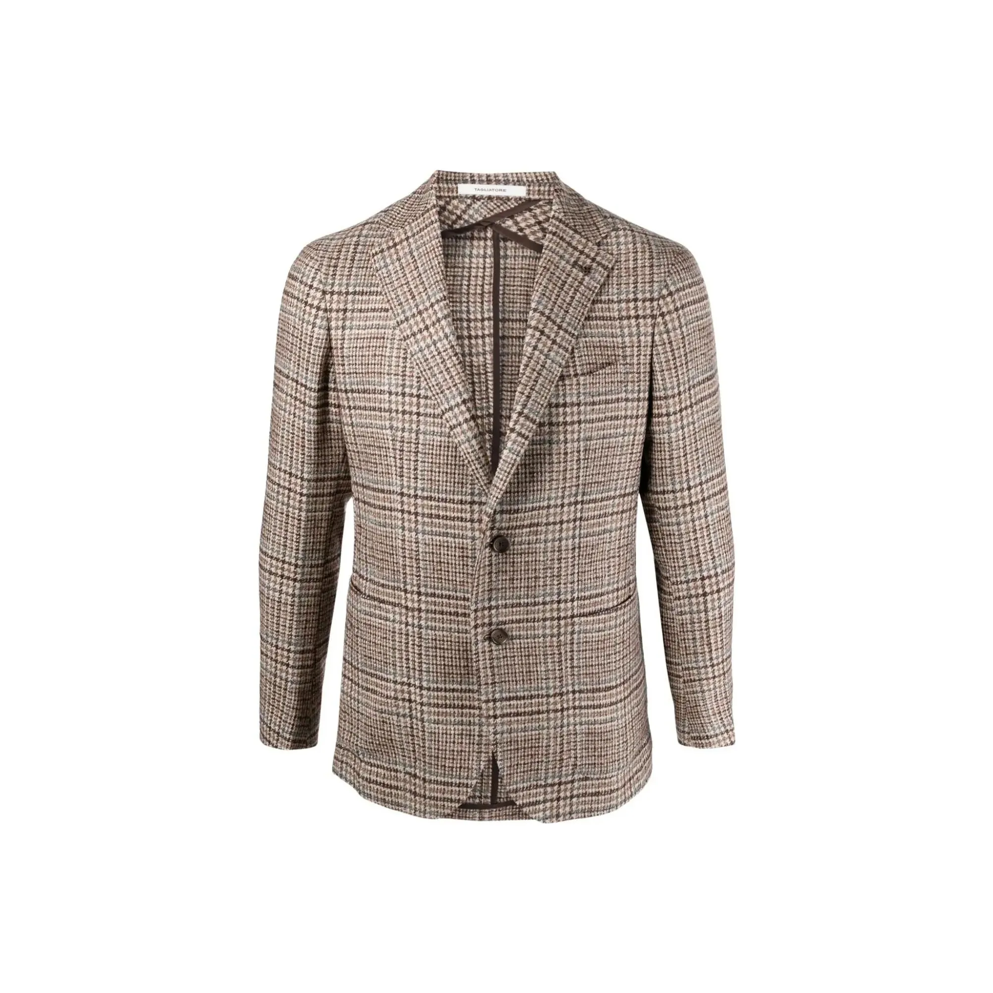 Tagliatore Checked Single-Breasted Blazer