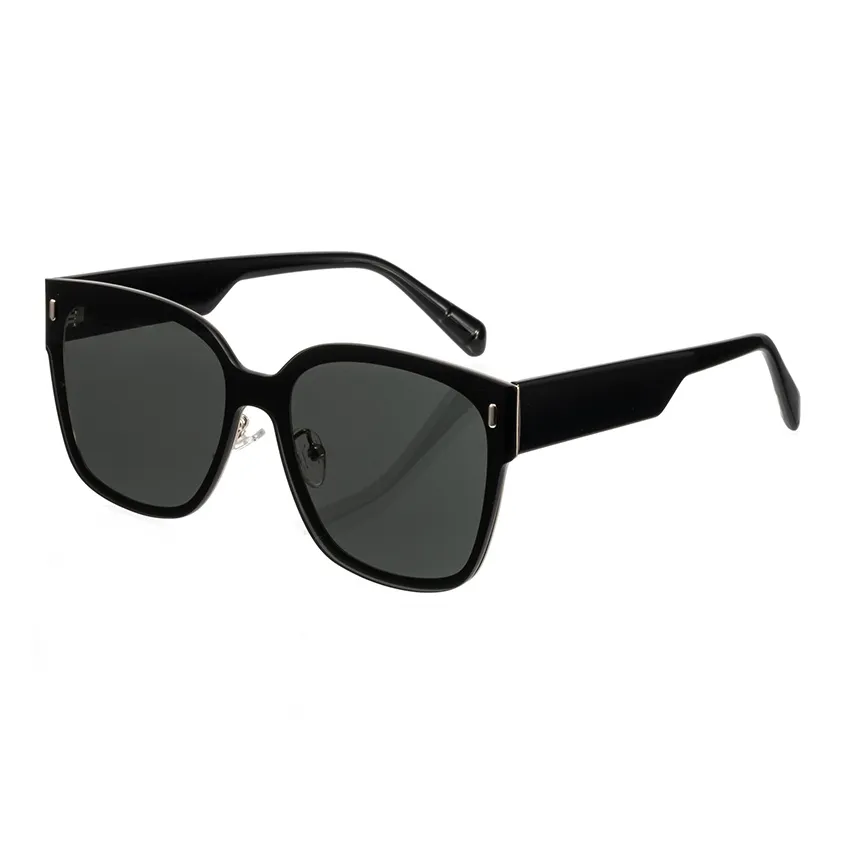 VIRDEN AERMAN TR Памятный пластик Металл Квадрат Солнцезащитные очки Унисекс Черный