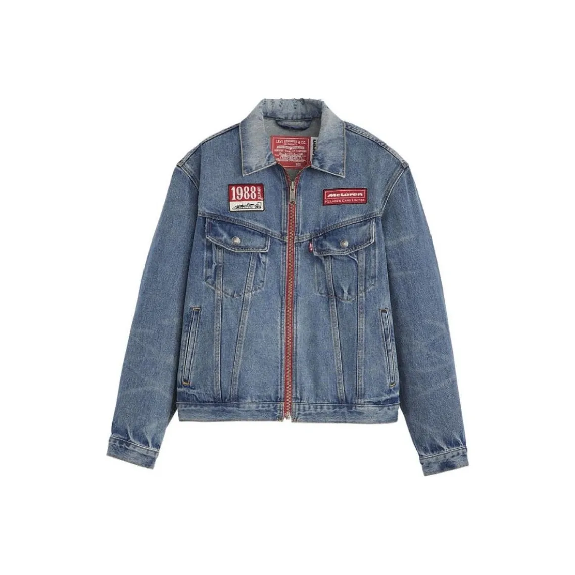 Levis Синие Унисекс Джинсовые Куртки