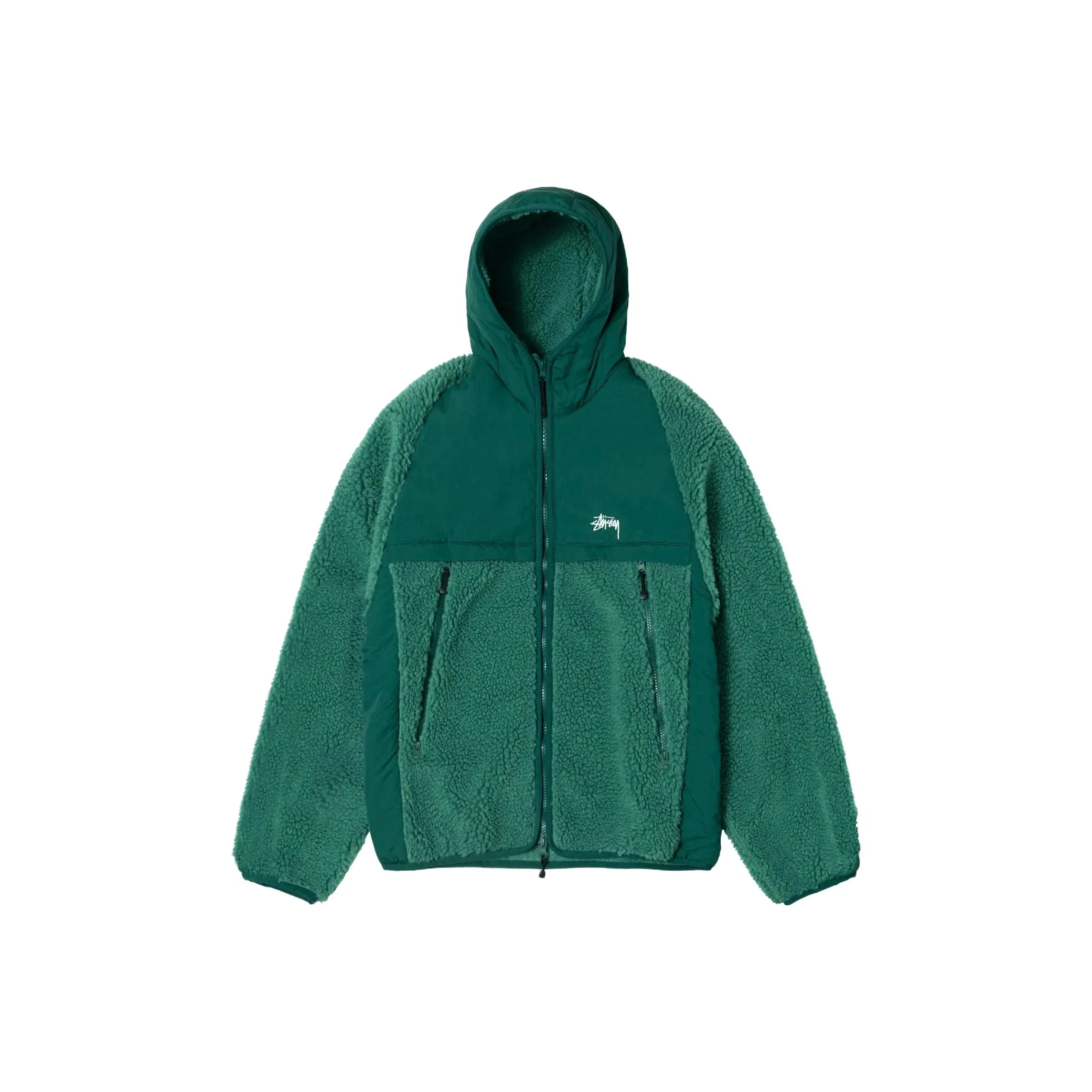 Stussy Sherpa Paneled Hooded Jacket