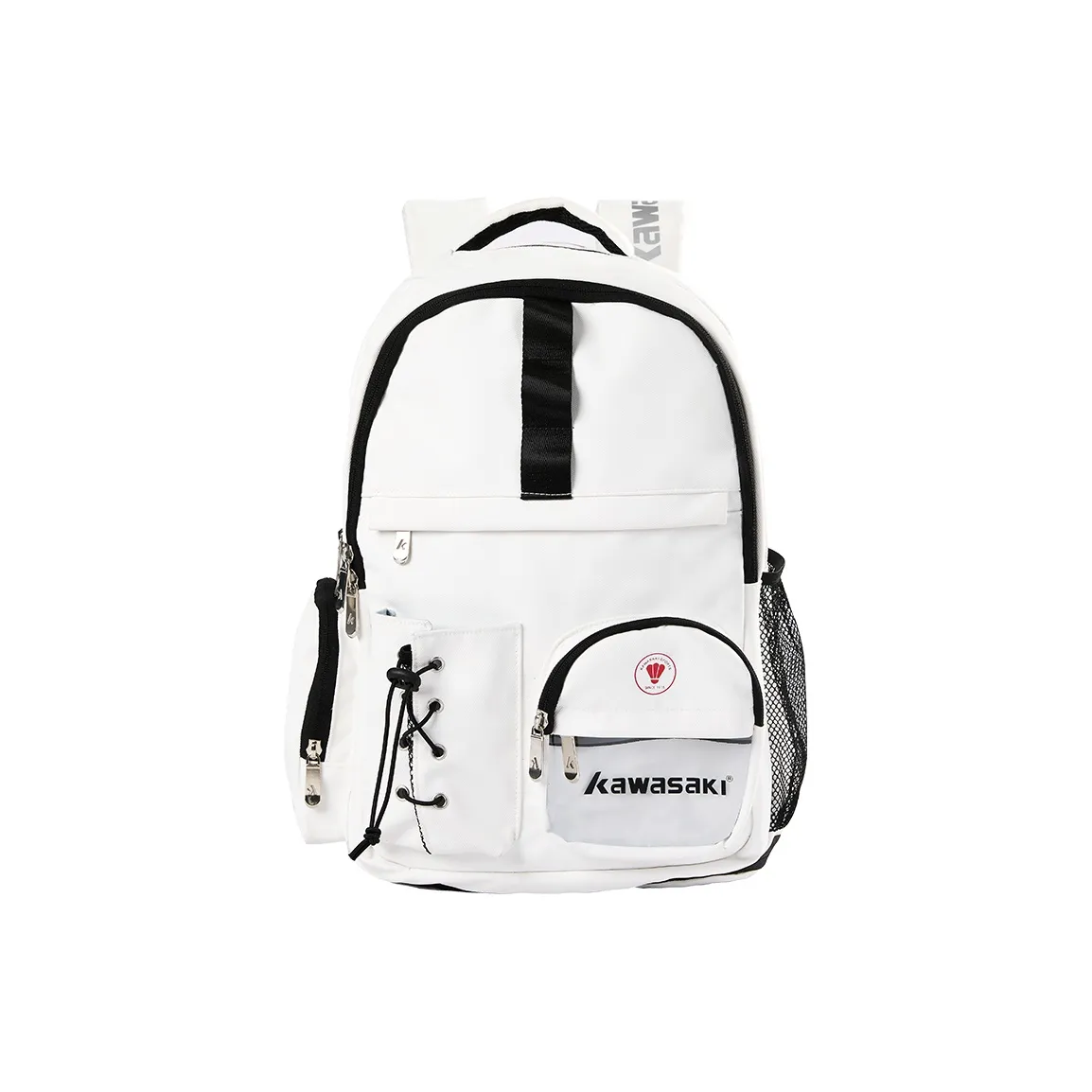 Kawasaki Vintage Collection Whale Dream Collection Fabric, PU Backpack Regular Unisex Multicolor