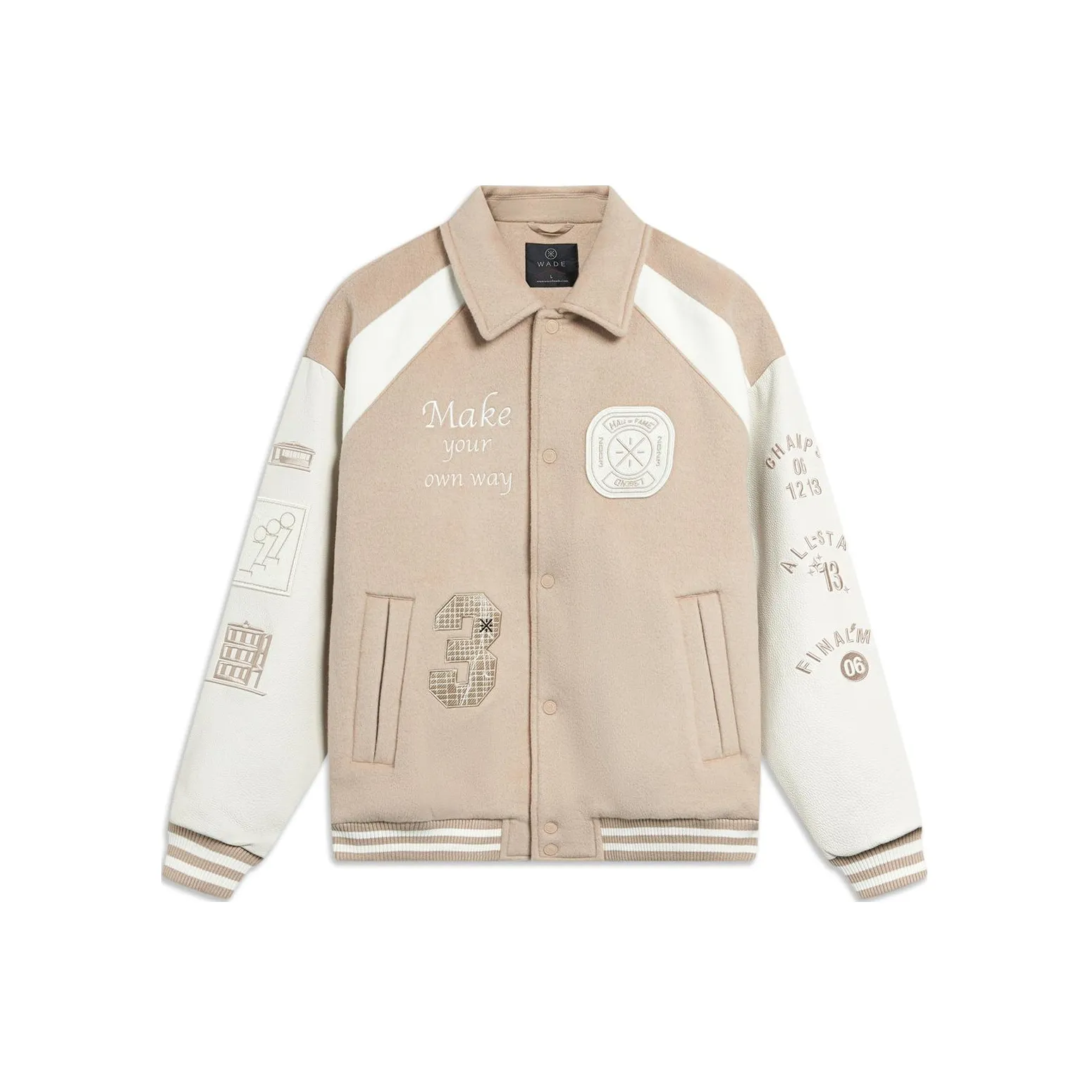 LiNing Wade Collection Jacket Unisex Light Glaze Brown Ivory