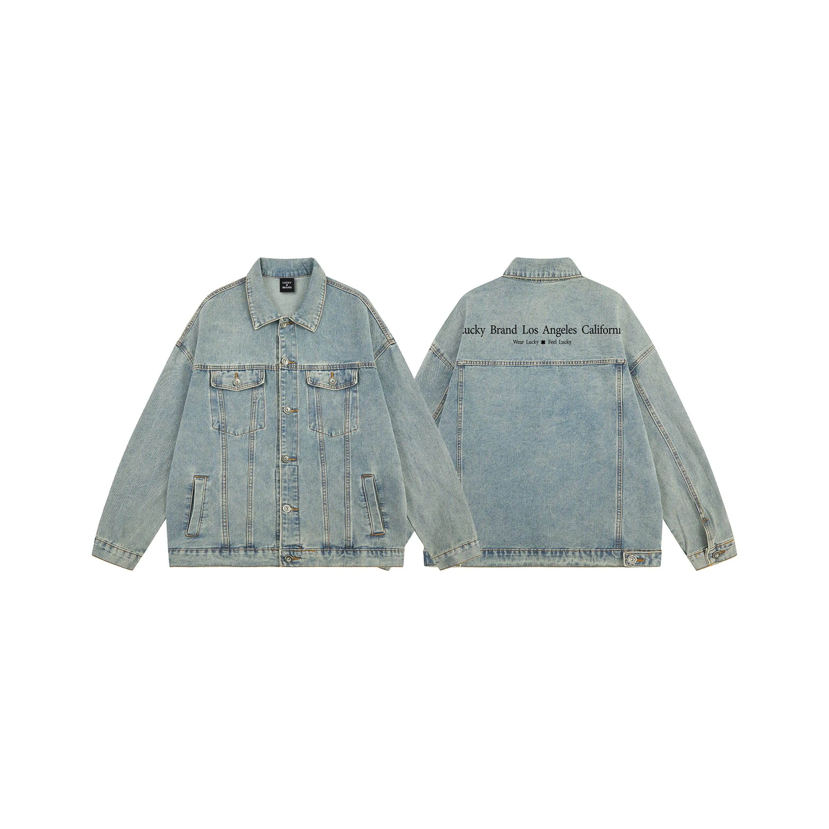 LUCKY BRAND Denim Jackets Unisex