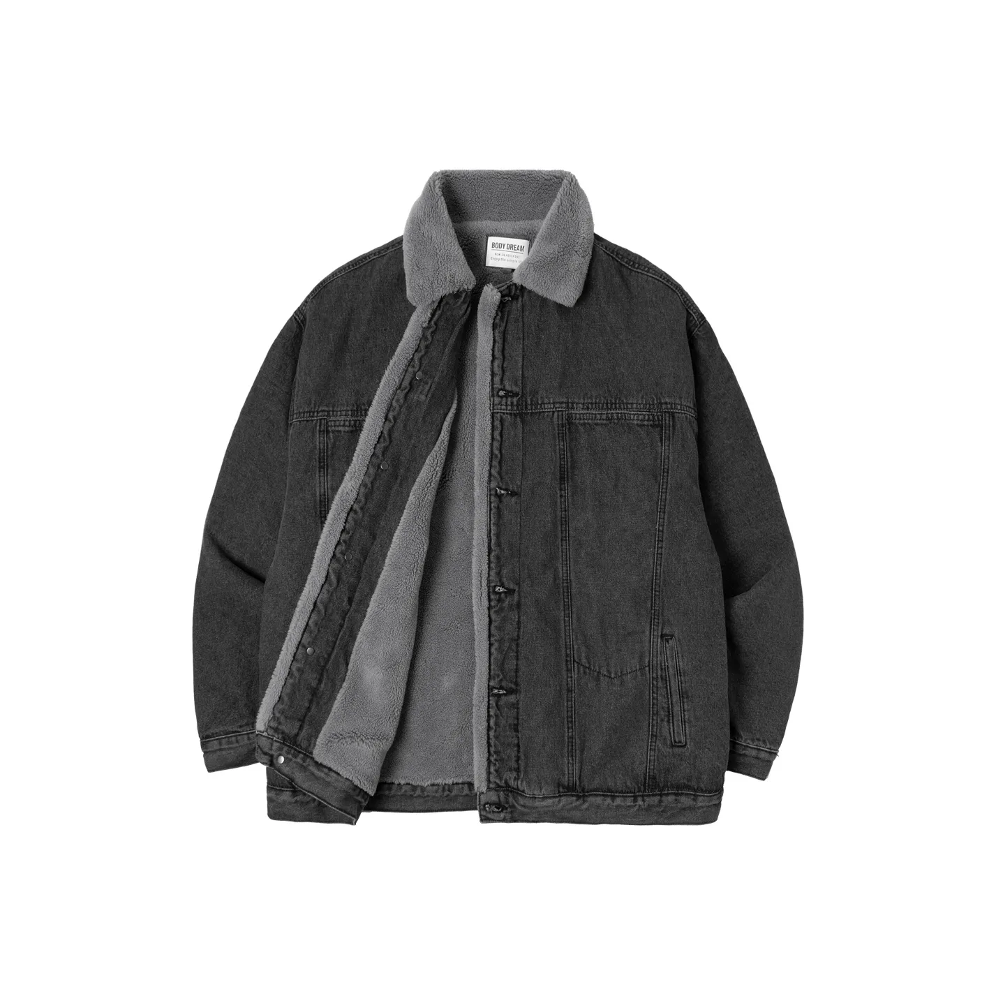 Bodydream Куртка Зимняя Унисекс Темно-Серый