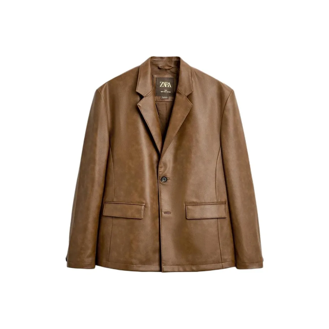 ZARA Коричневый Мужской Деловые костюмы