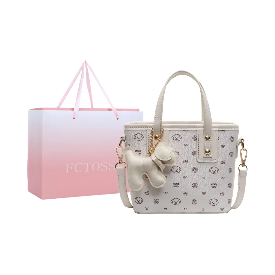 FCTOSSR ПУ (полиуретан) Одно плечо Сумка Женская Белая Шелк Розовый Кофейный Коричневый