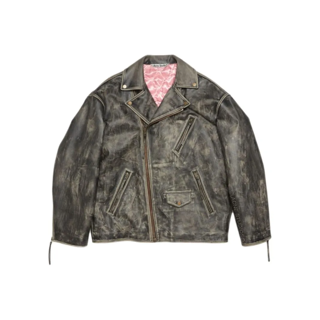 Acne Studios Zip Up Biker Jacket