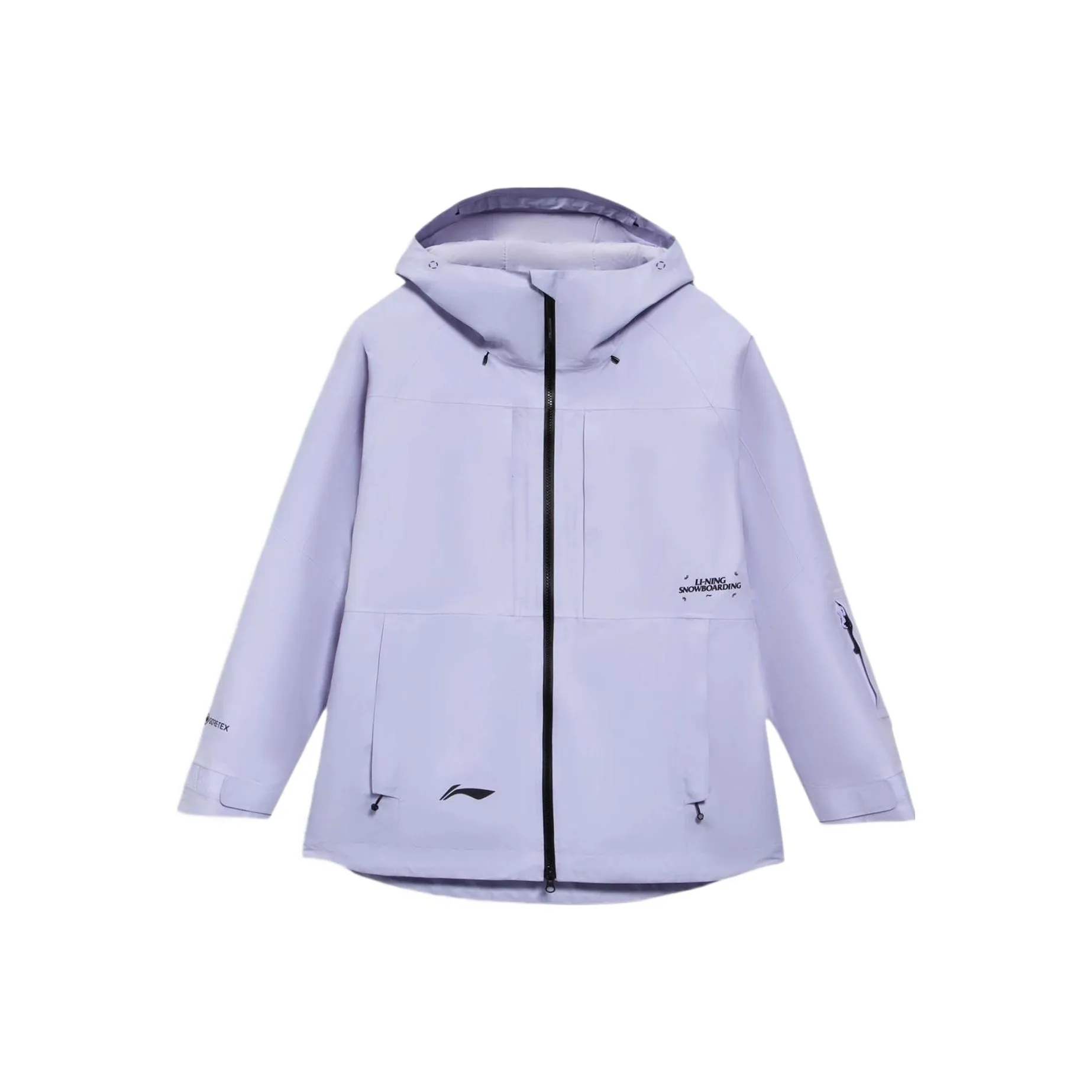 LINING Хлопковый пуховик унисекс фиолетовый