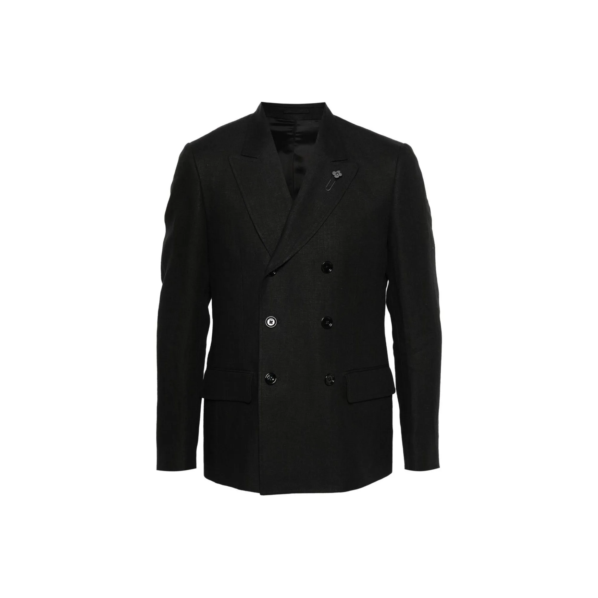 LARDINI Double breasted Linen Blazer