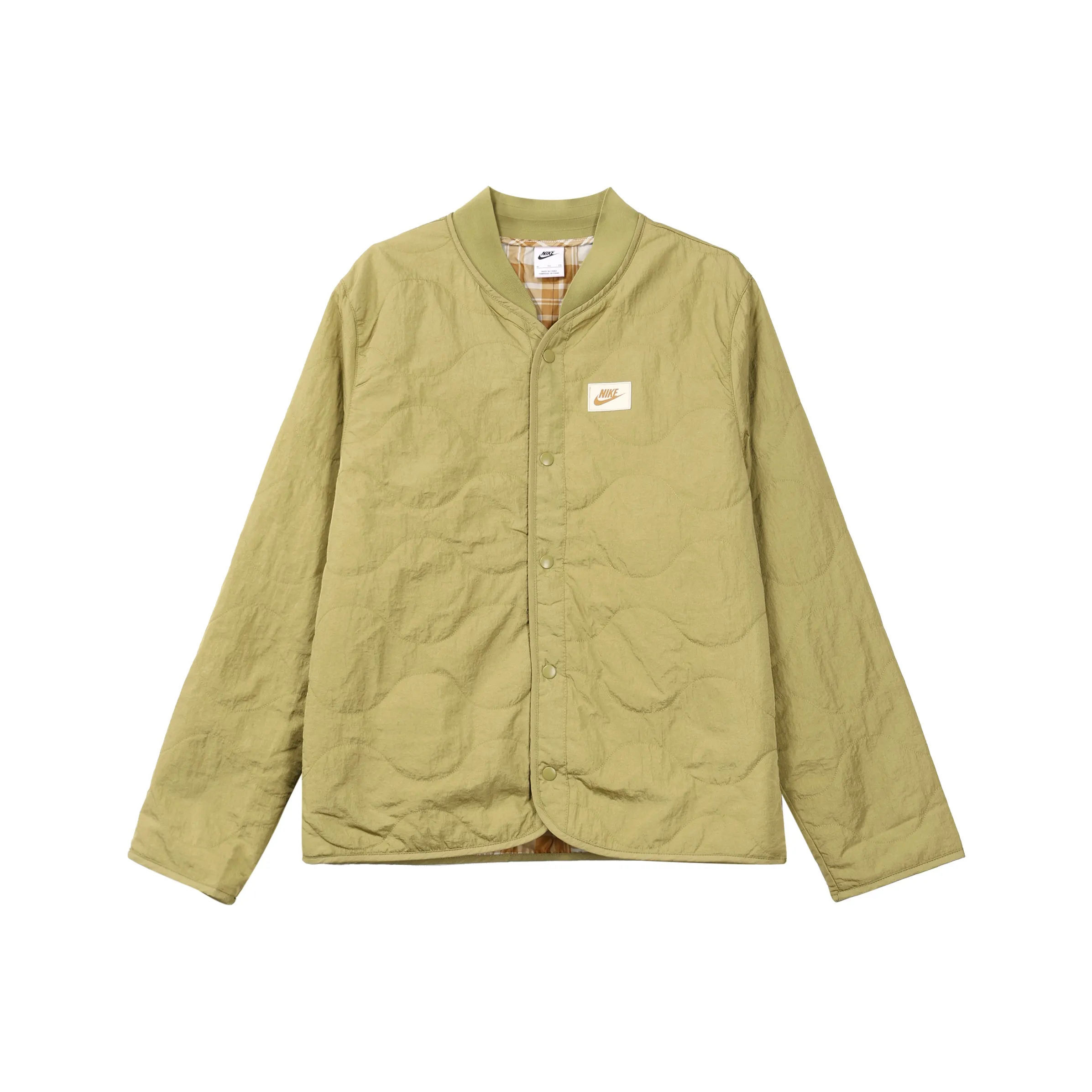 Nike Puffer Jackets Men's Apple Wine Beige Yellow