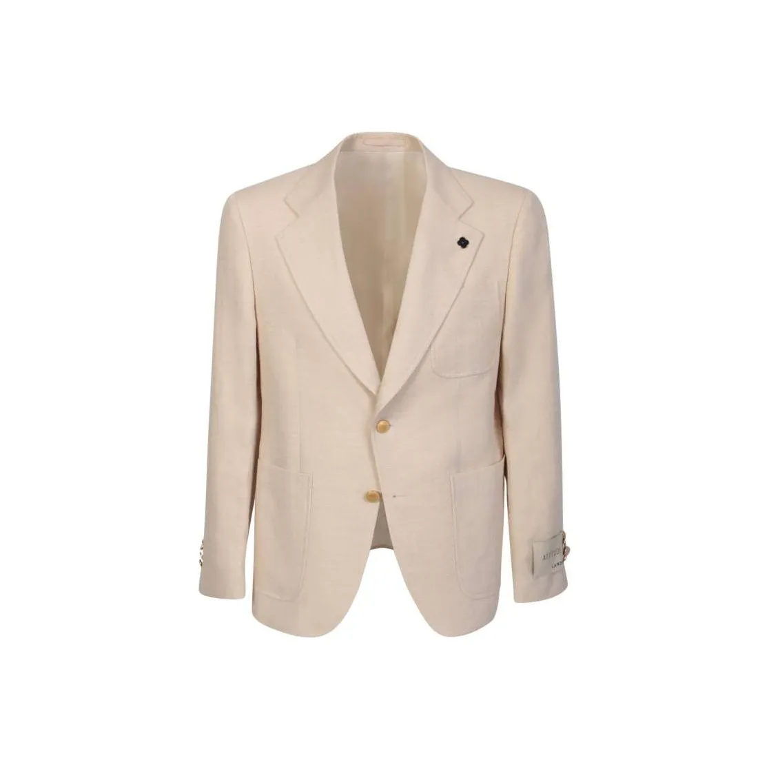 LARDINI Single breasted Cotton blend Blazer