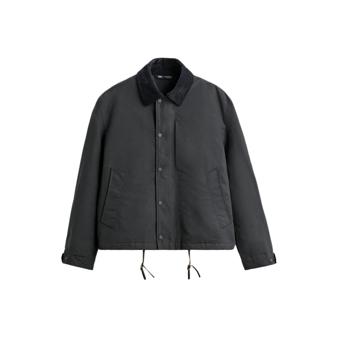 ZARA Куртки Пальто Мужской Углерод