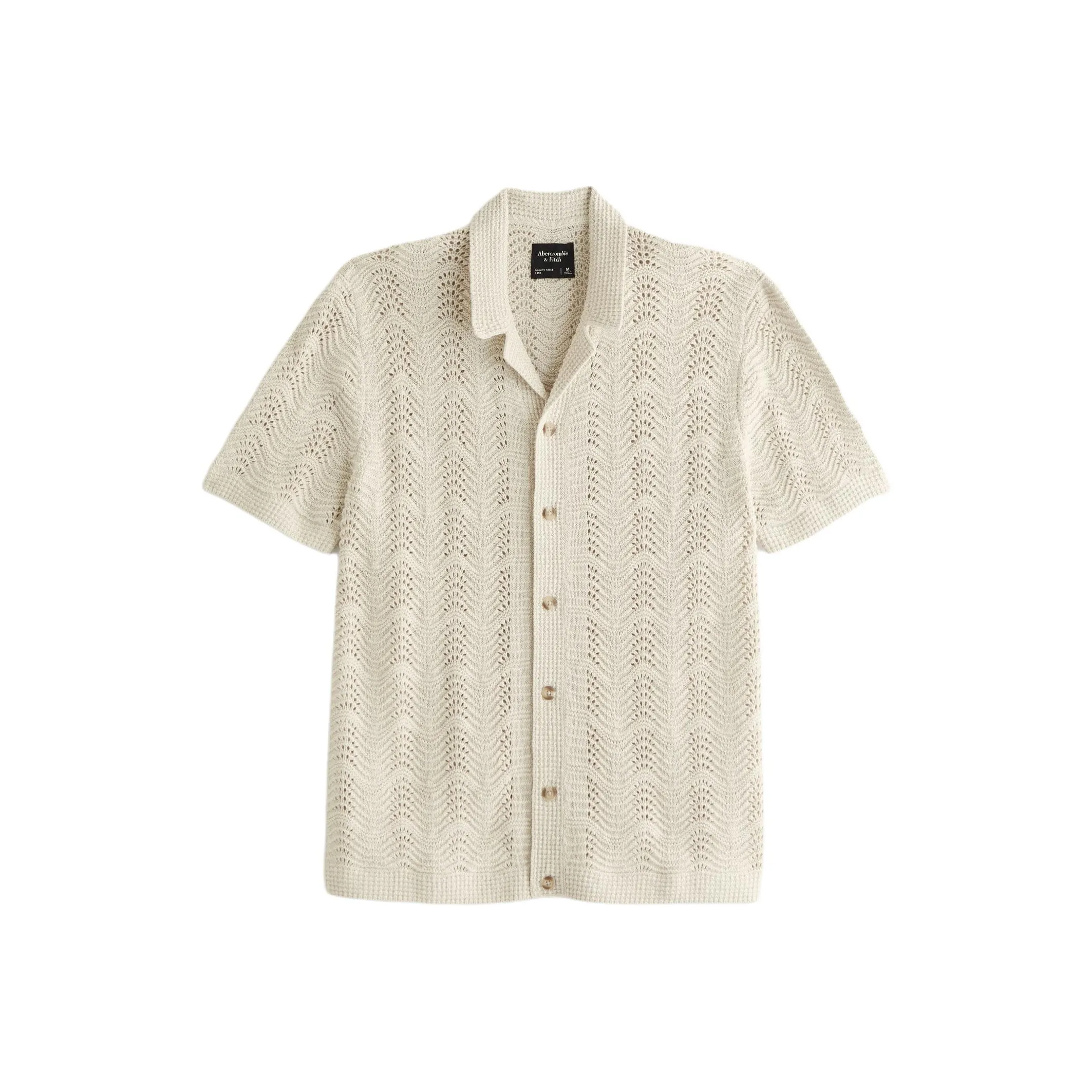 Abercrombie＆Fitch Polo Shirt Men's Warm Beige