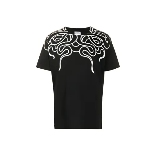 marcelo burlon Черная Мужская Рубашка